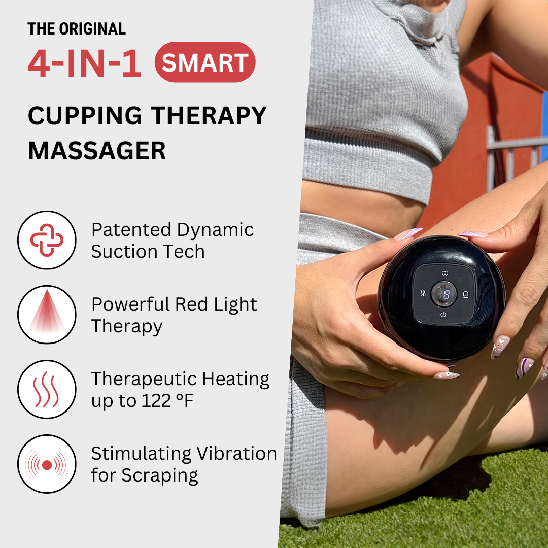 6x TheraRelief™ Smart Cupping Devices