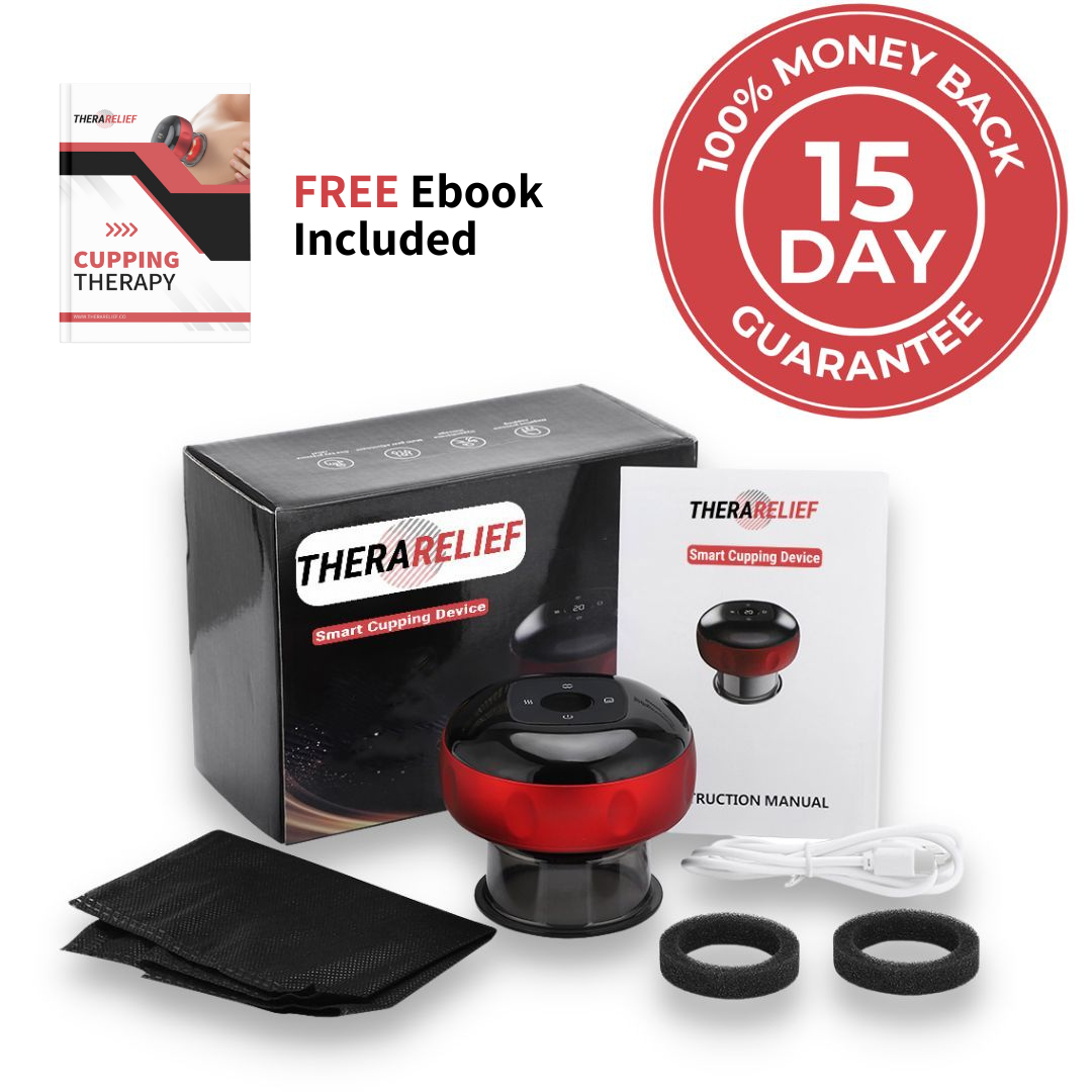 2x TheraRelief™ Smart Cupping Devices